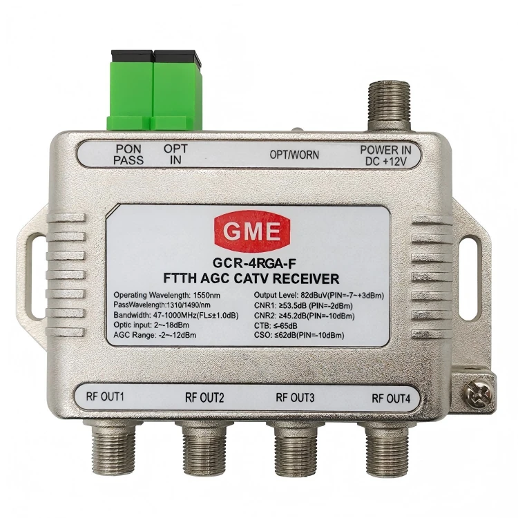 Was sind die Anwendungsszenarien des FTTH AGC -Kabelempfängers?