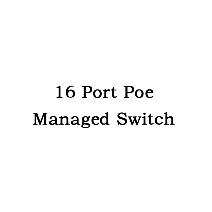 Verwalteter PoE-Switch mit 16 Ports